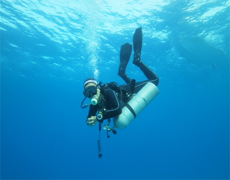 padi sidemount diver 